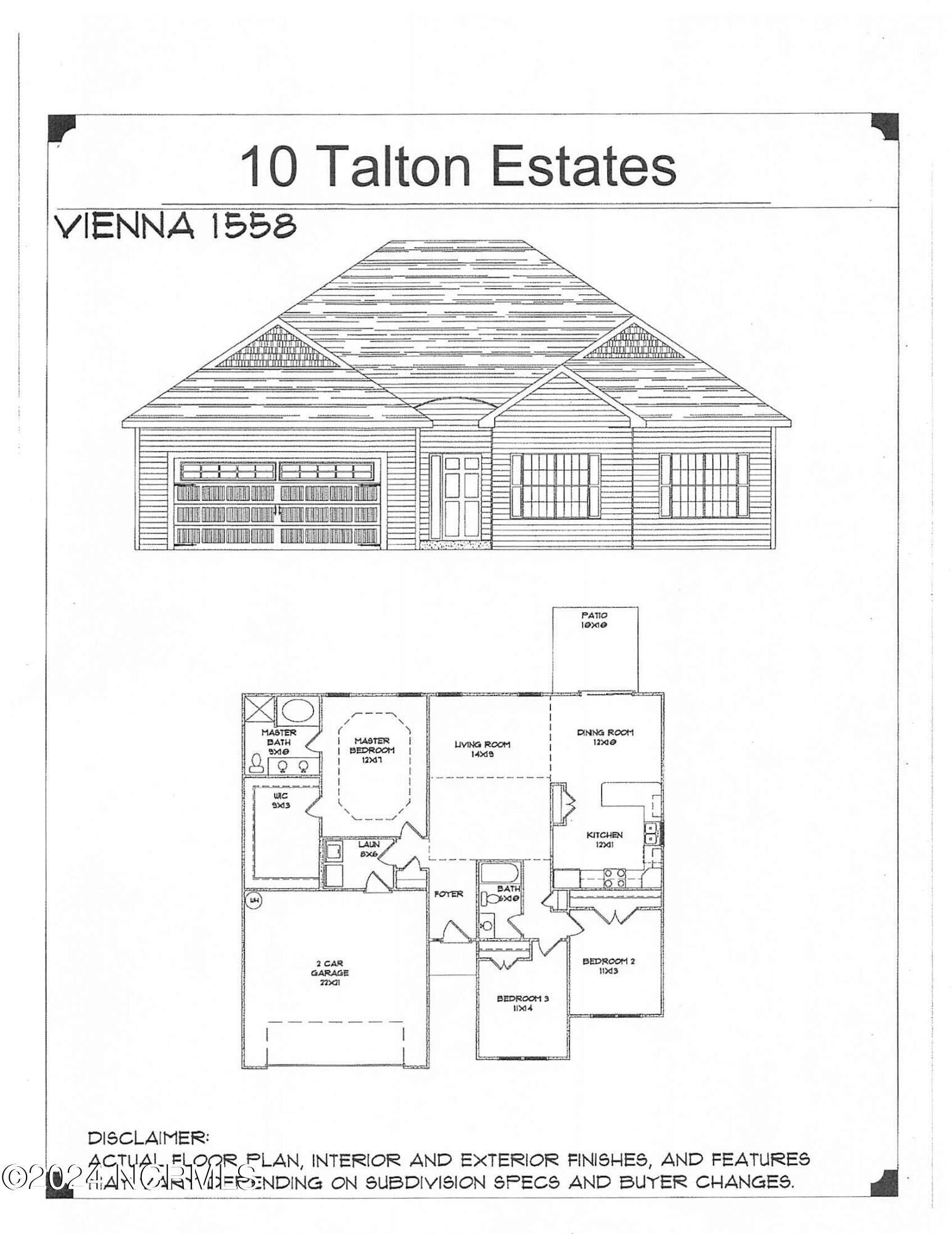 211 Talton Estates Drive. Pikeville, NC 27863