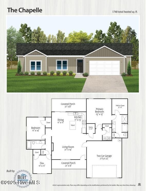 2612 Fountaintown Road Lot 4. Chinquapin, NC 28521