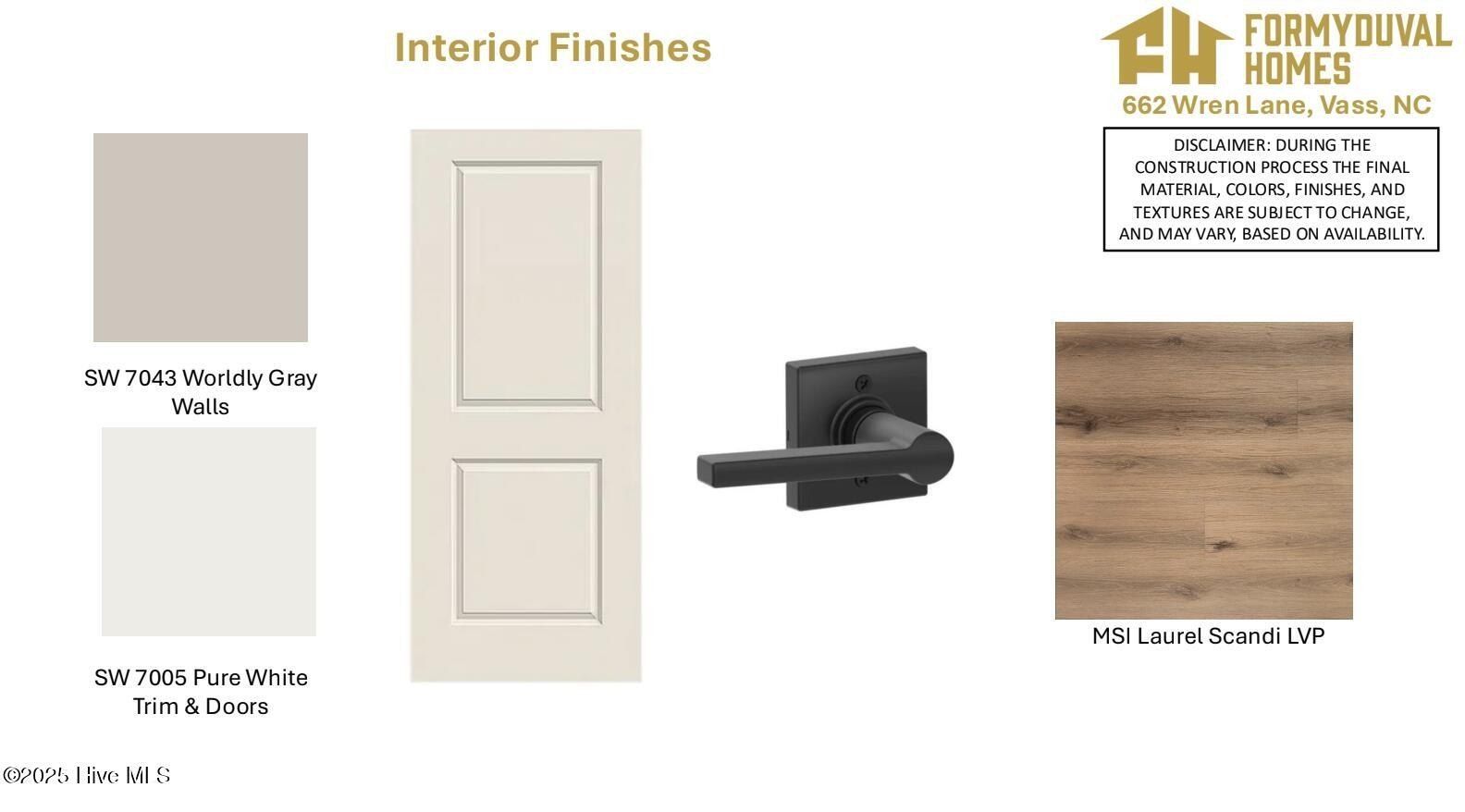 662 Wren Lane. Vass, NC 28394