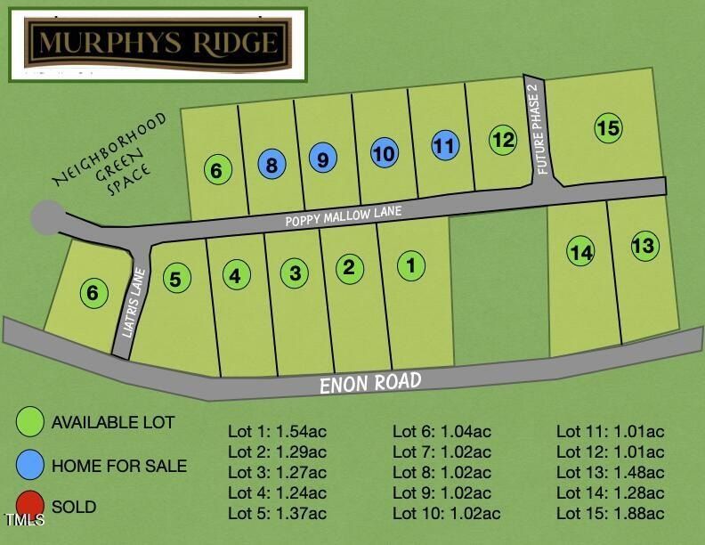 Poppy Mallow Lane Lot 11. Stem, NC 27581