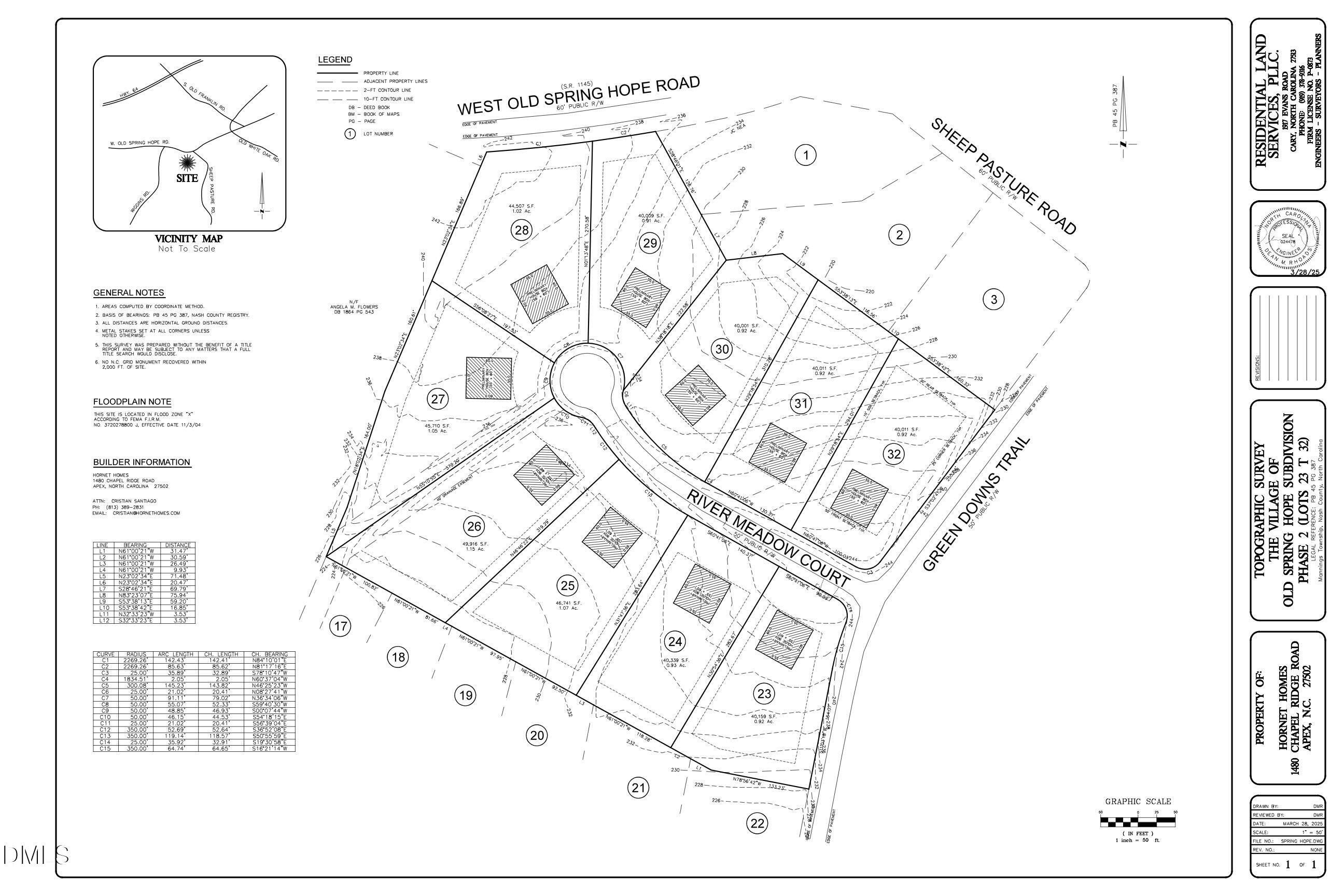 River Meadow Court Lot 32H. Spring Hope, NC 27882