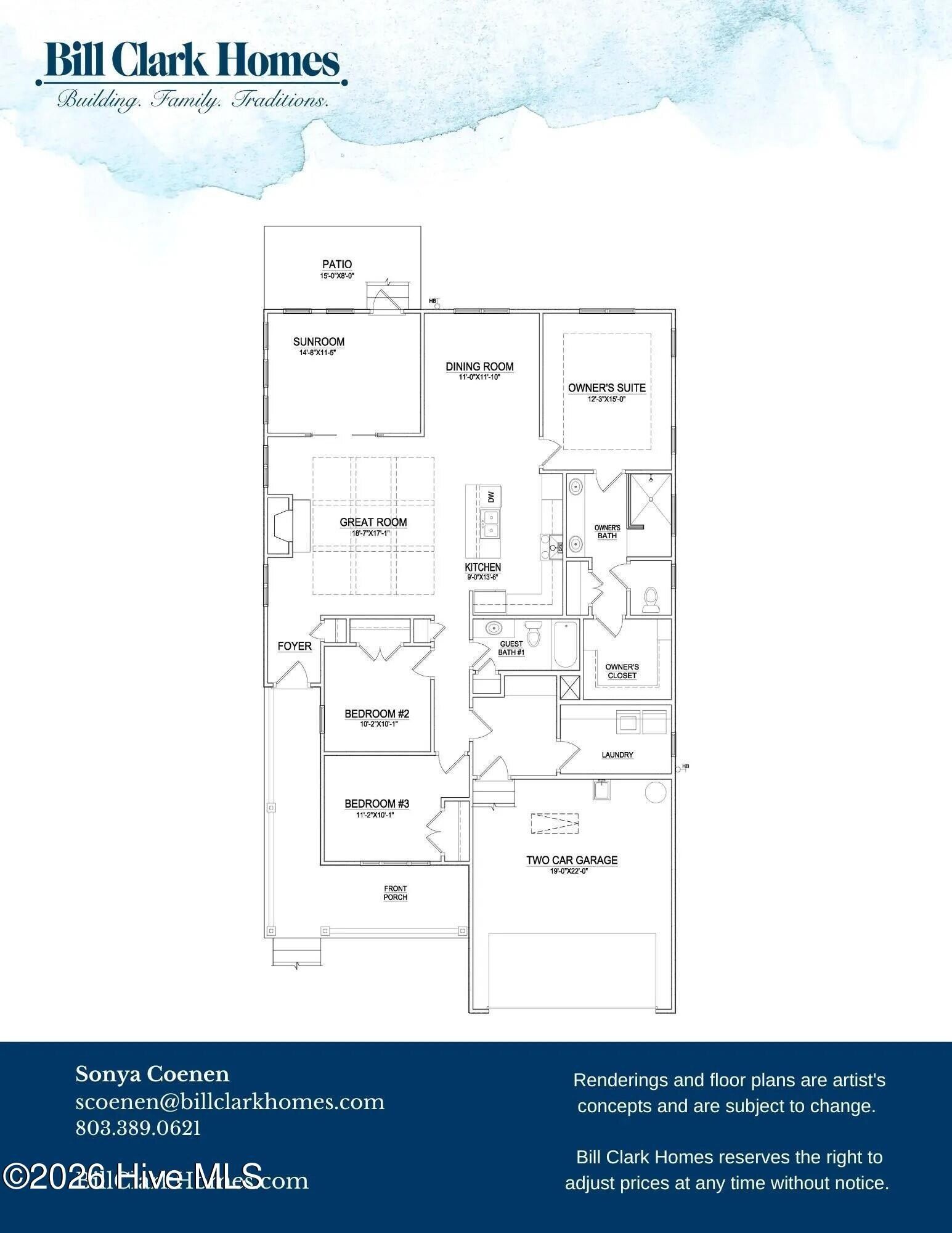 179 Flat Clam Drive. Wilmington, NC 28401