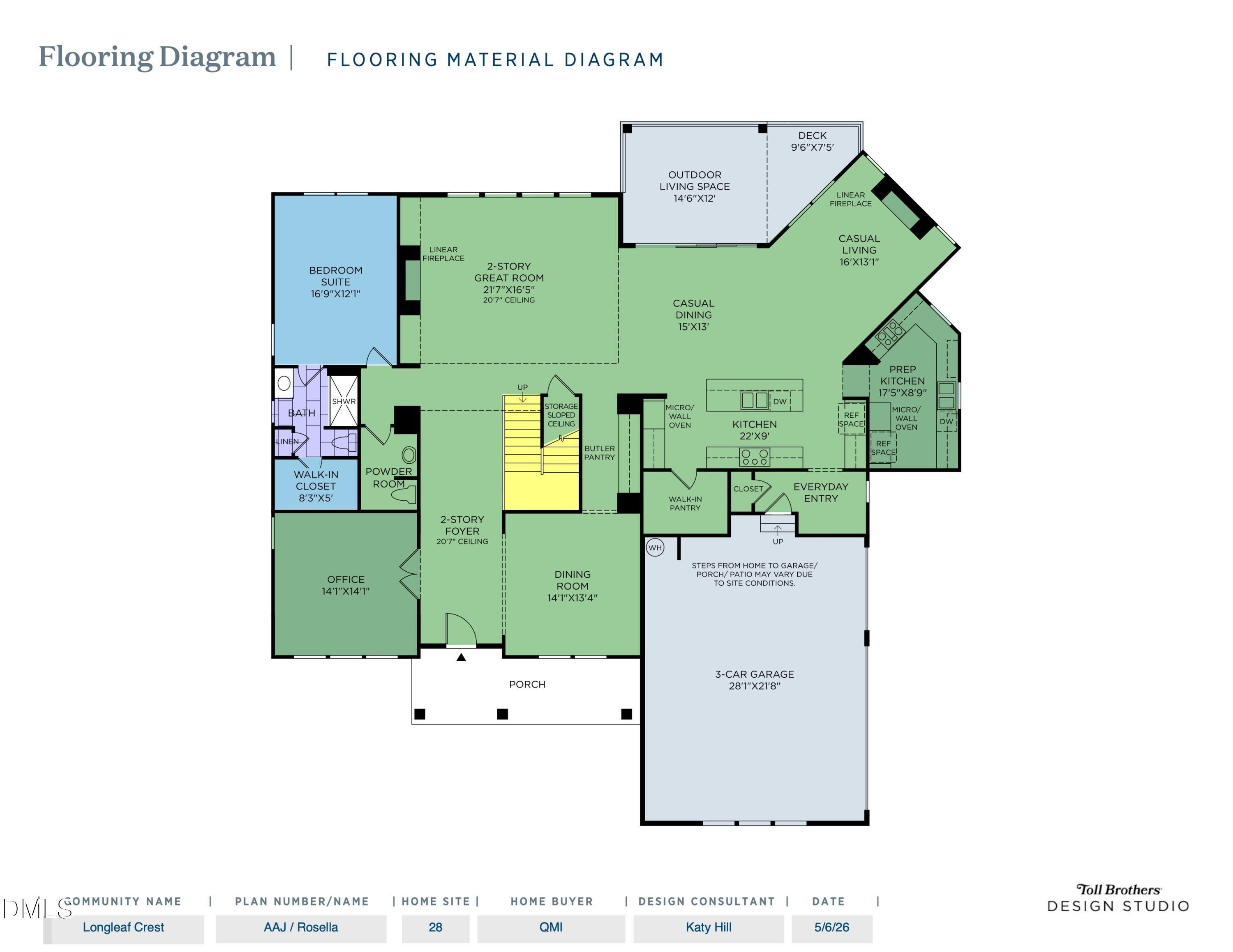 6744 Evergreen Hill Drive. Holly Springs, NC 27540