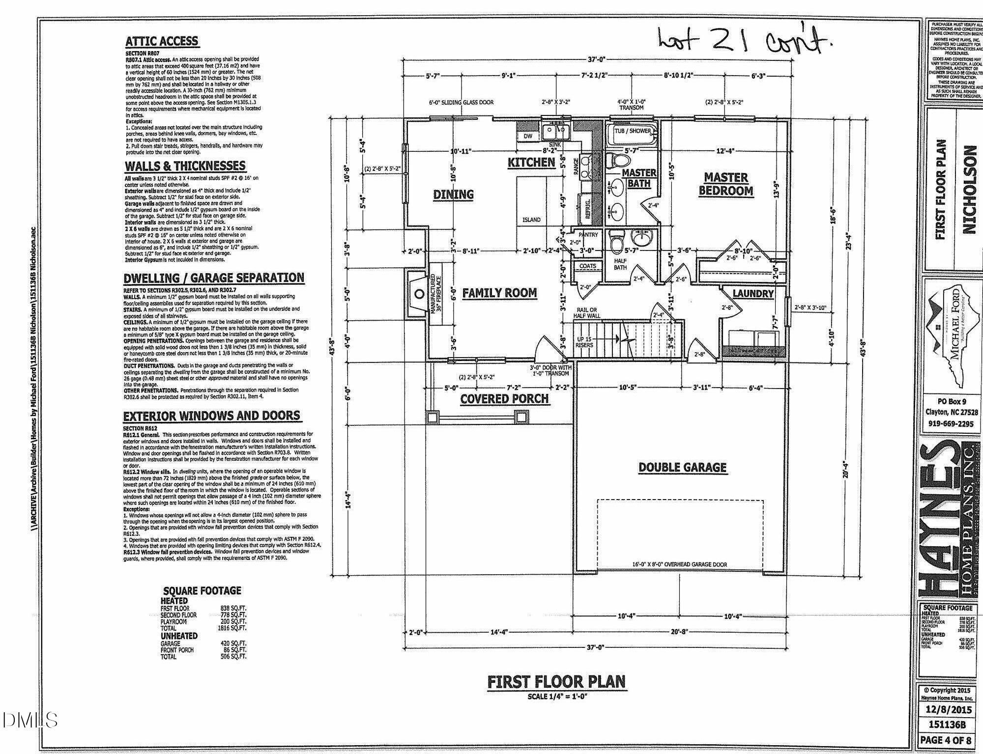 18 Charles Point Lot 21 Lane. Selma, NC 27576