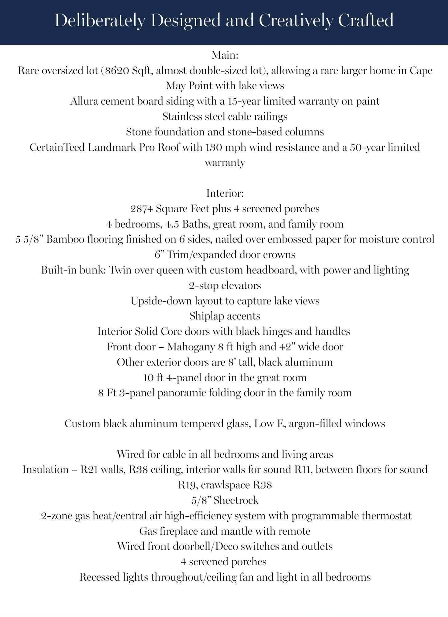 605 E Lake. Cape May Point, NJ 08212