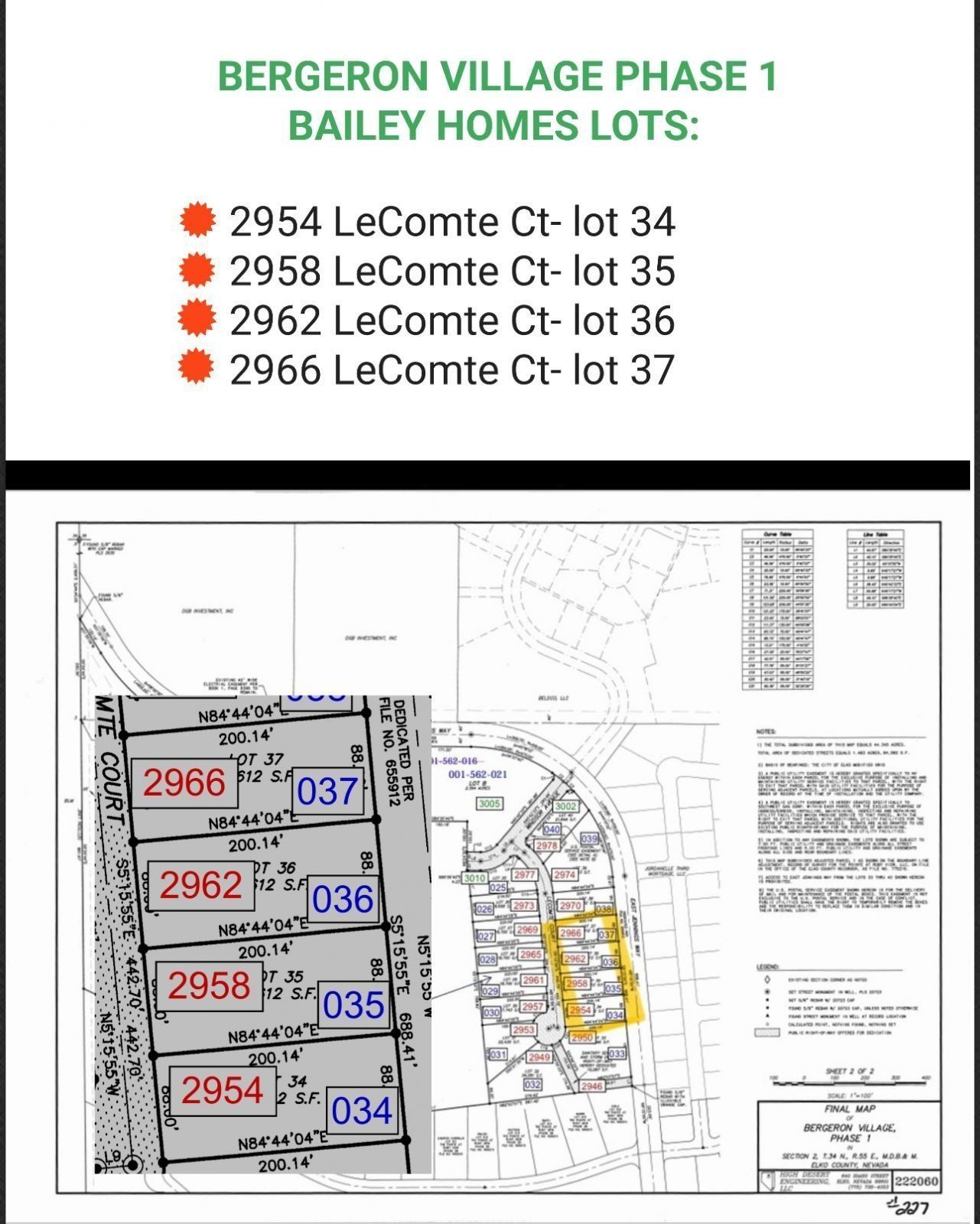 2962 Lecomte Court. Elko, NV 89801