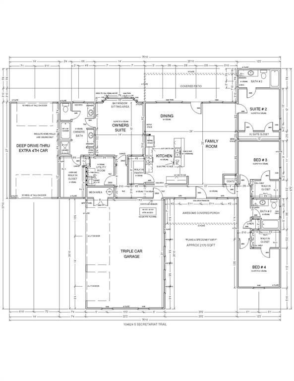 104824 S Secretariat Trail. McLoud, OK 74851