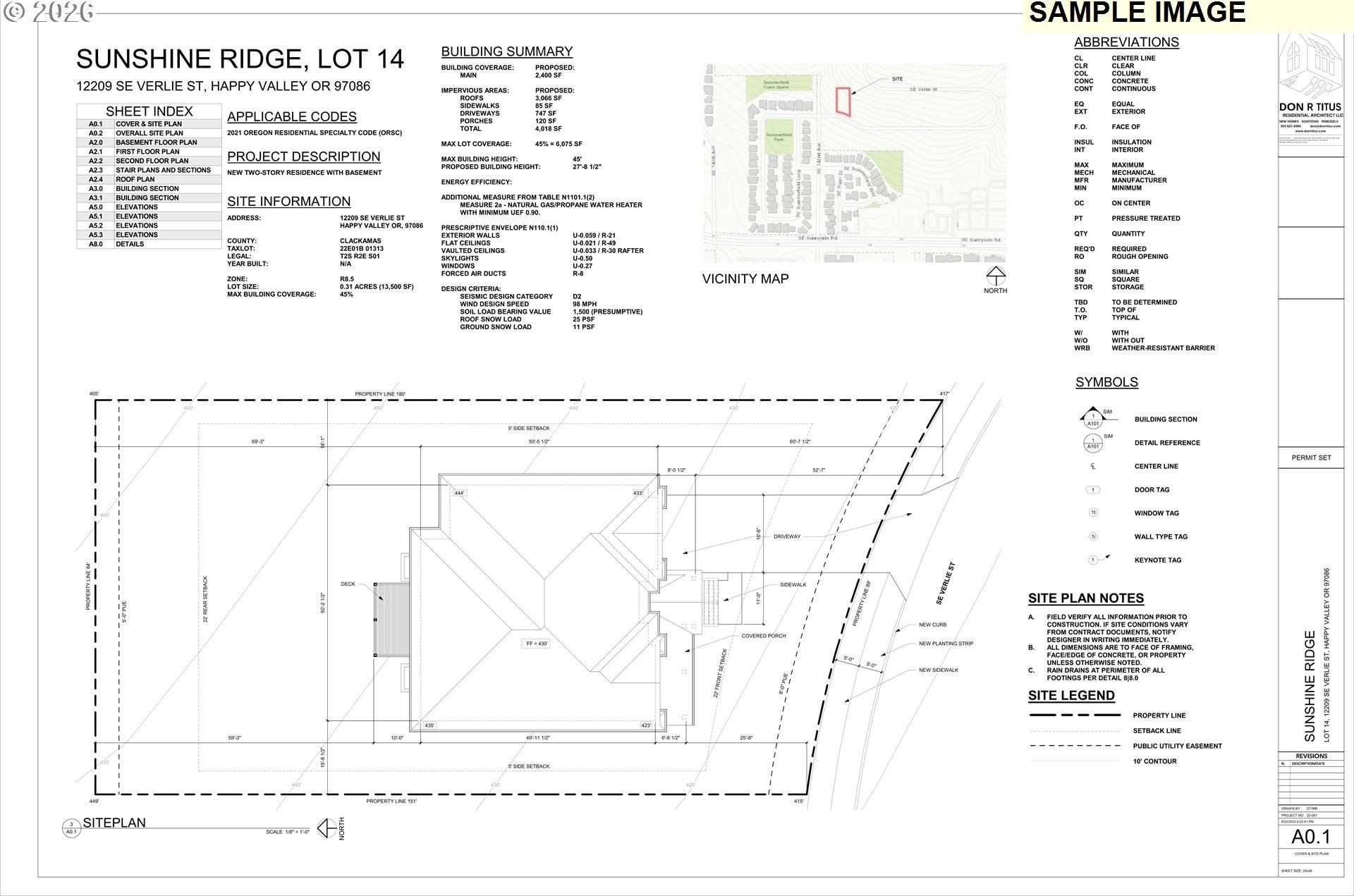 12209 Se Verlie St Lot 14. Happy Valley, OR 97086