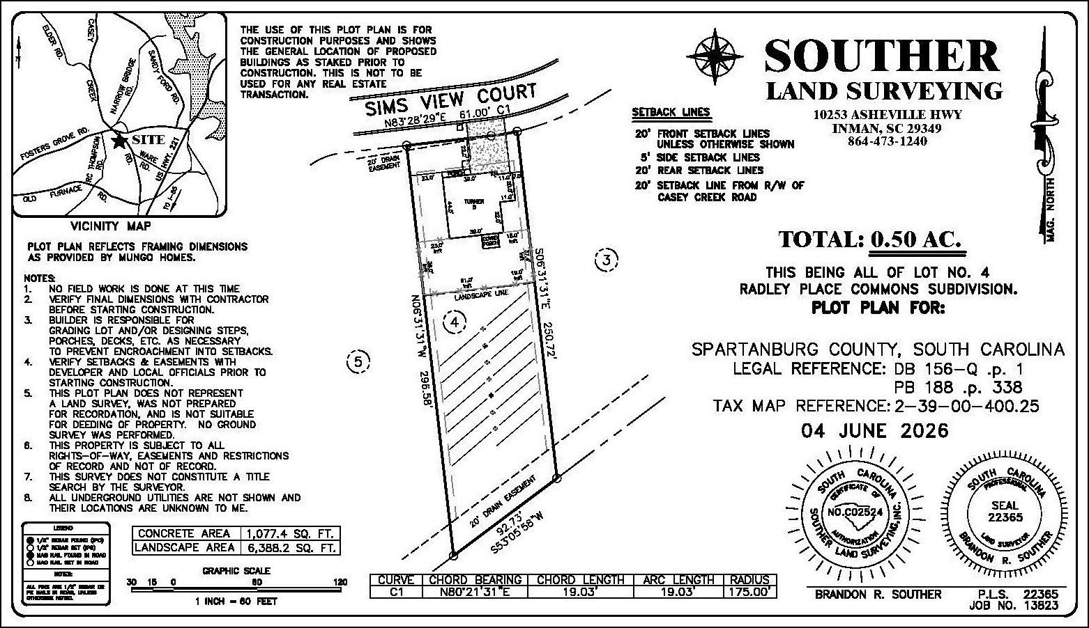 513 Sims View Court. Chesnee, SC 29323