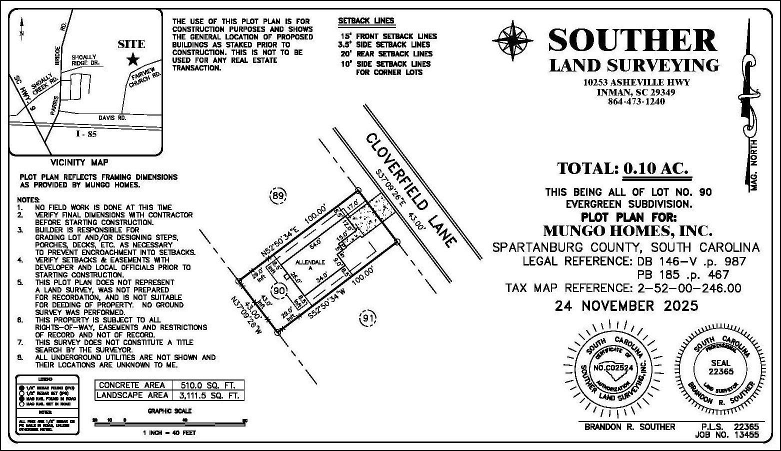 135 Cloverfield Lane. Spartanburg, SC 29303