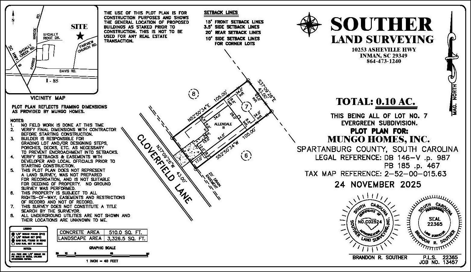 142 Cloverfield Lane. Spartanburg, SC 29303