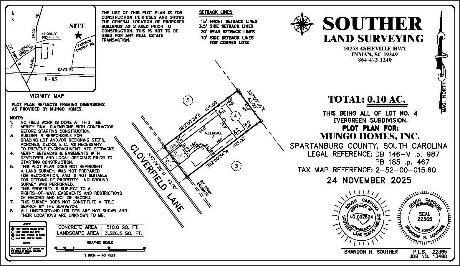 130 Cloverfield Lane. Spartanburg, SC 29303