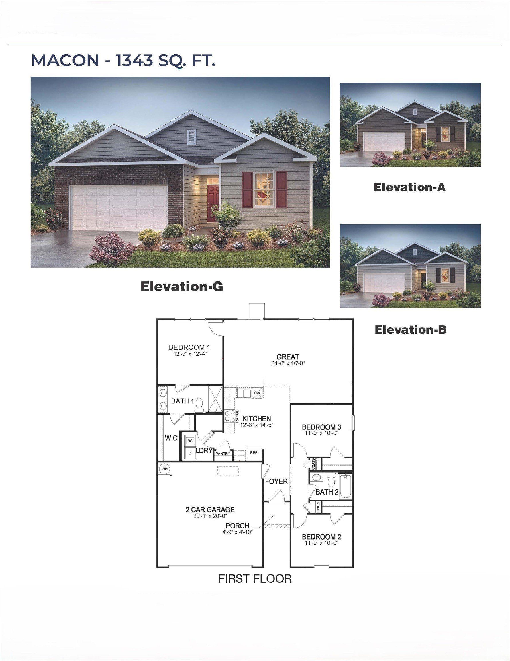 1041 Gagmon Drive. Wellford, SC 29385