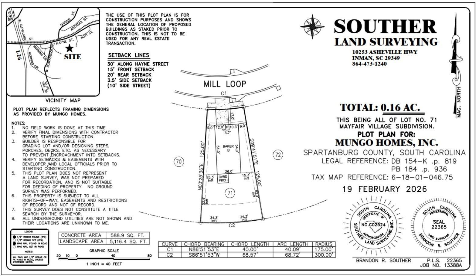 2285 Mill Loop. Spartanburg, SC 29301