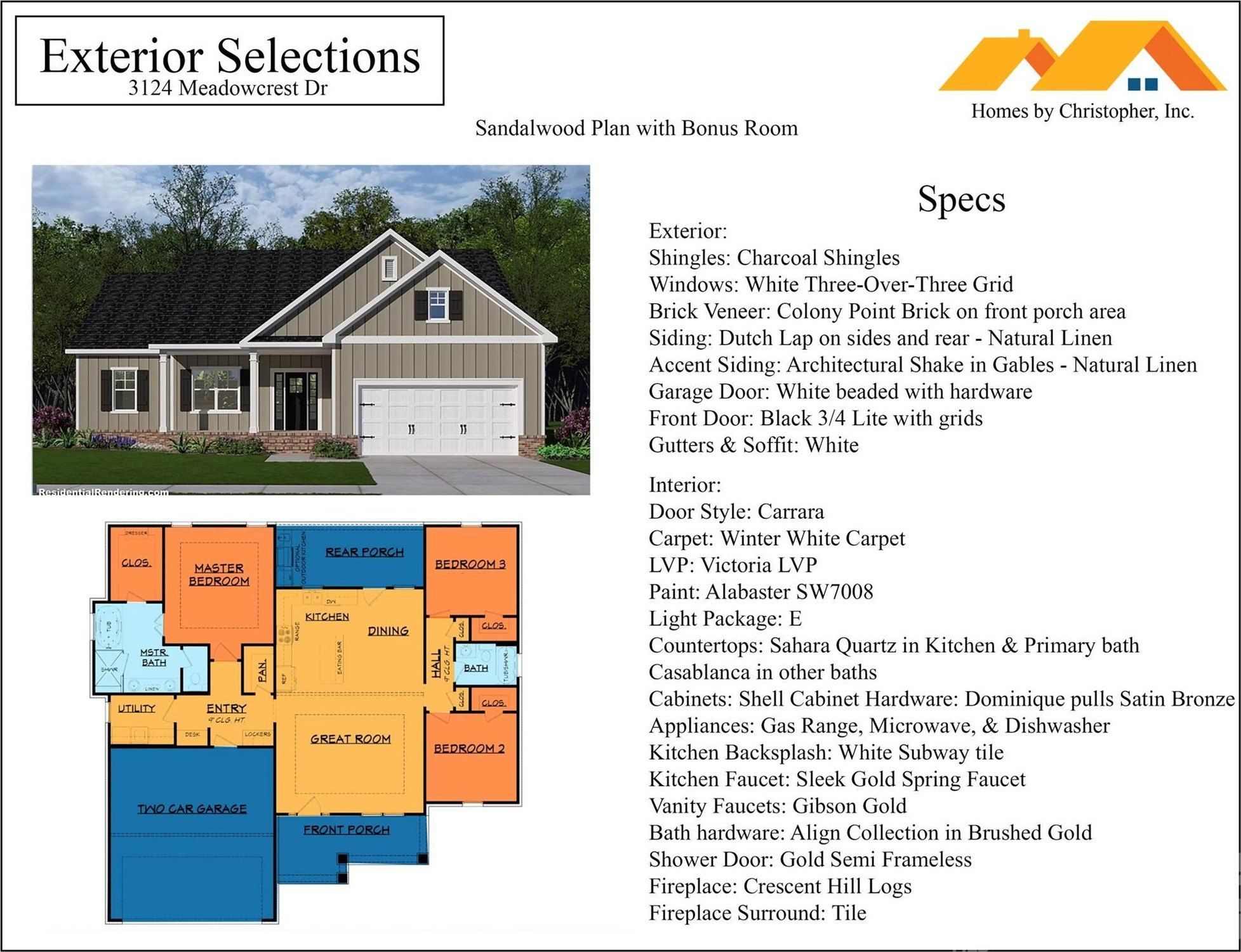 3124 Meadowcrest Drive. Clover, SC 29710