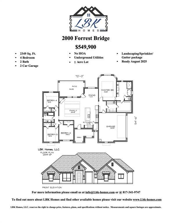 2000 Forest Bridge Drive. Azle, TX 76020