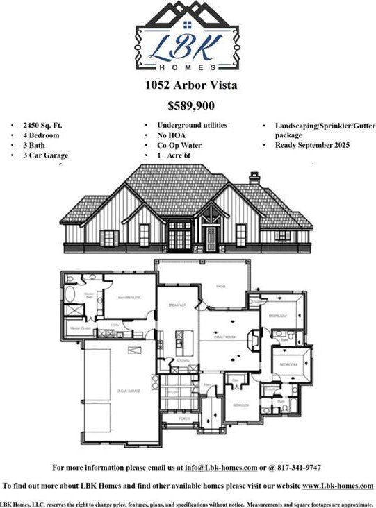 1052 Arbor Vista Drive. Azle, TX 76020