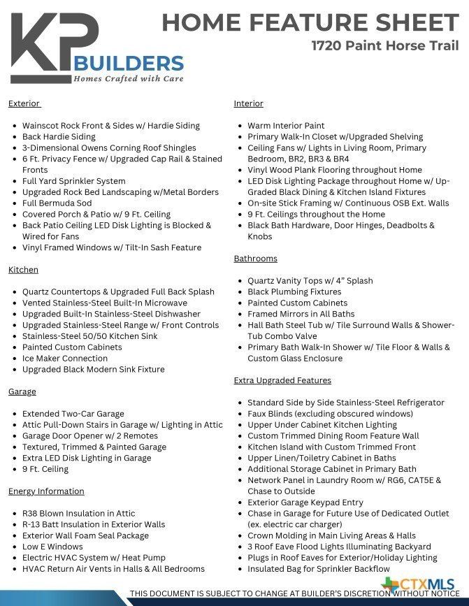 1720 Paint Horse Trail. Harker Heights, TX 76548