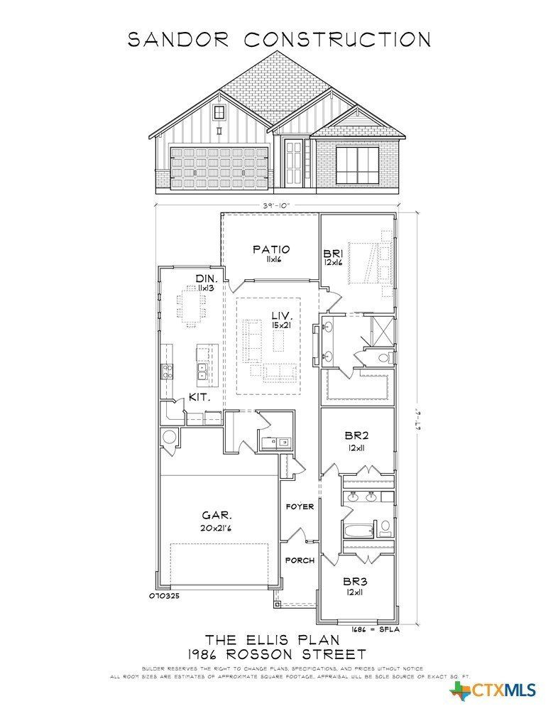 1986 Rosson Street. Nolanville, TX 76559