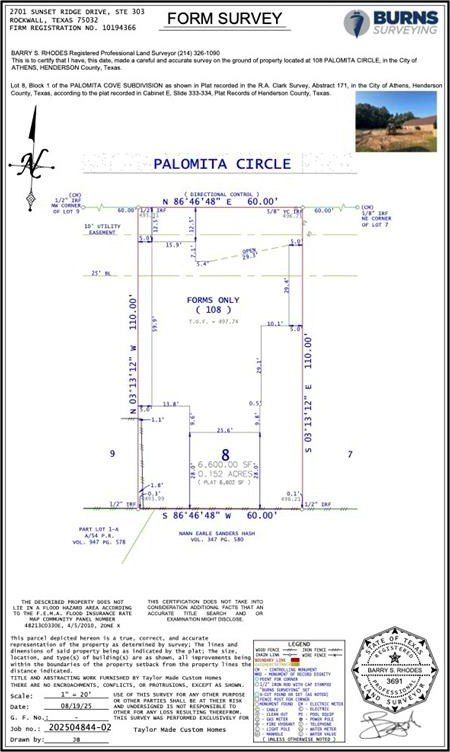 108 Palomita Circle. Athens, TX 75751
