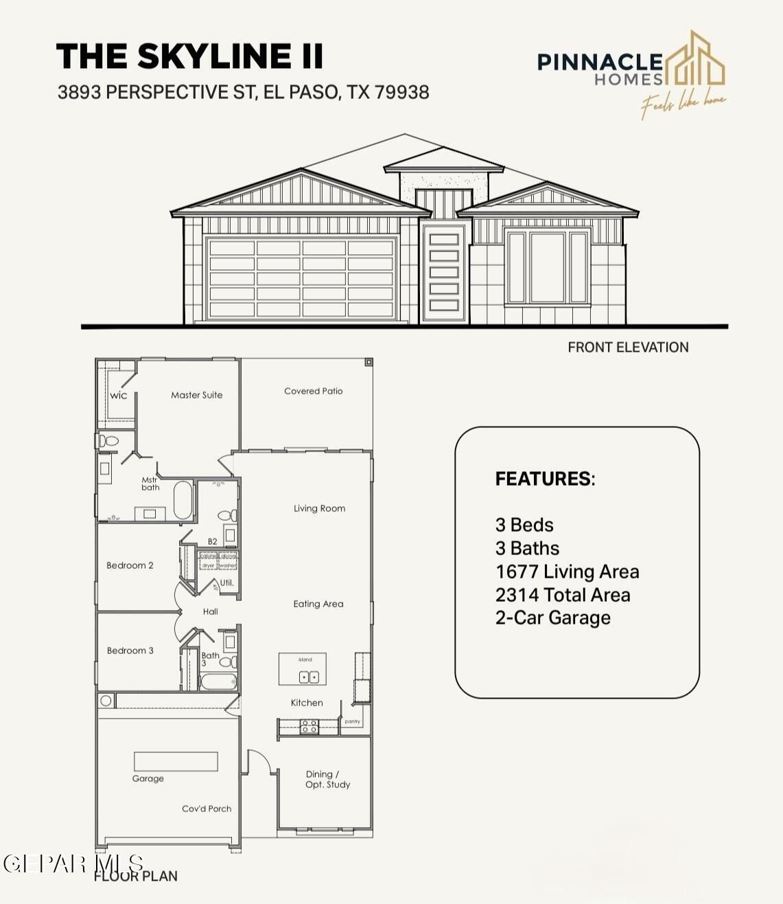 3893 Perspective Street. El Paso, TX 79938