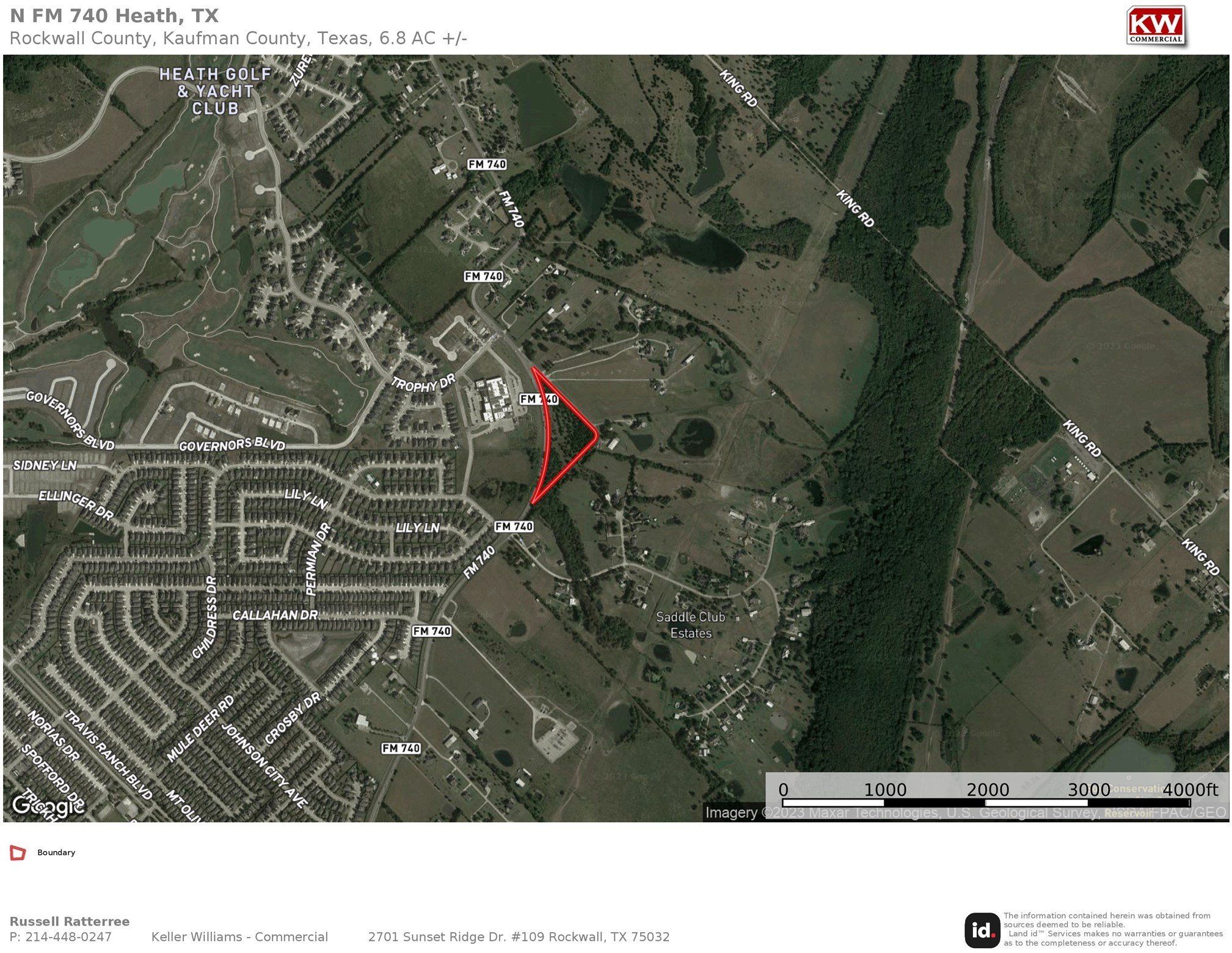 N Fm Road 740. Heath, TX 75126