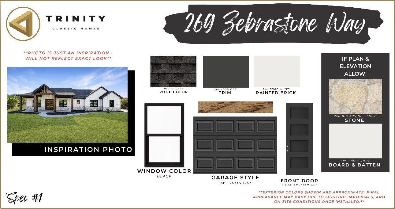 269 Zebrastone Way. Poolville, TX 76487