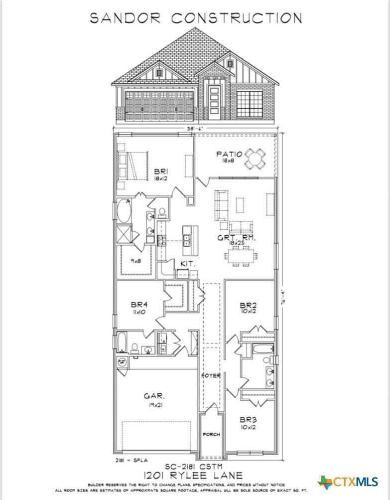 1201 Rylee Lane. Salado, TX 76571