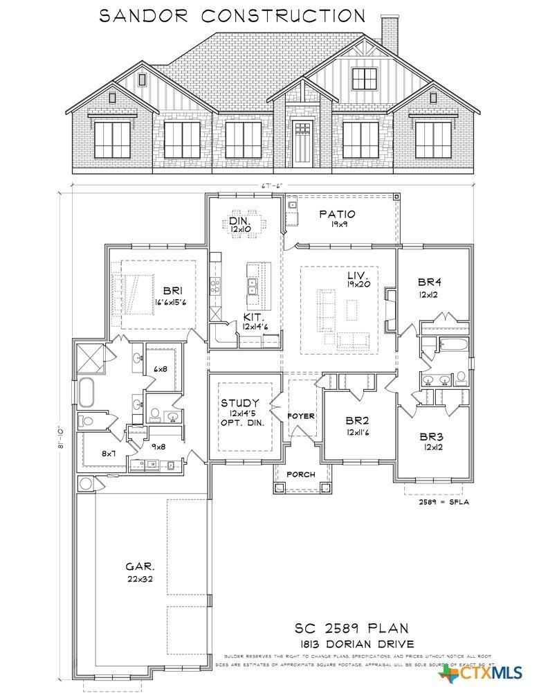 1813 Dorian Drive. Salado, TX 76571