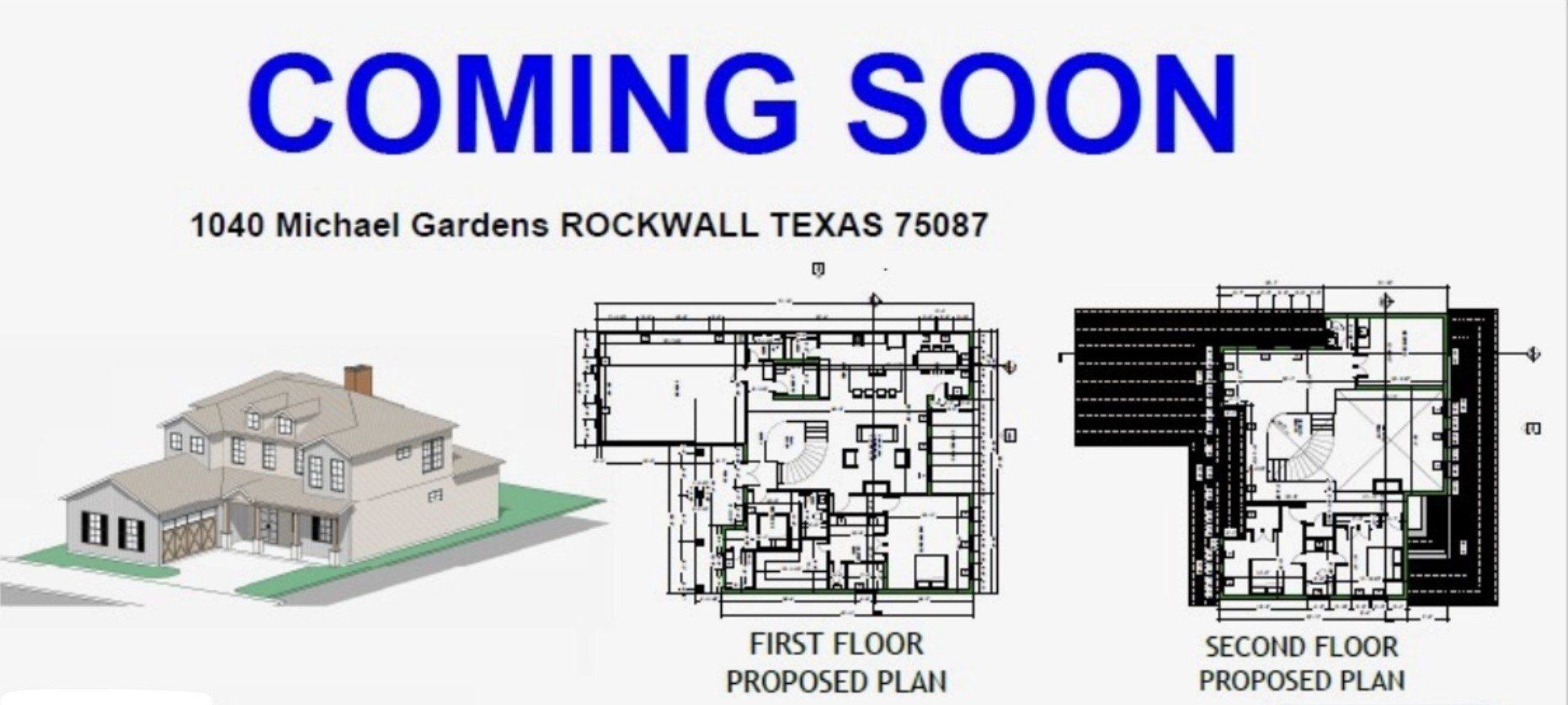 1040 Michael Gardens. Rockwall, TX 75087
