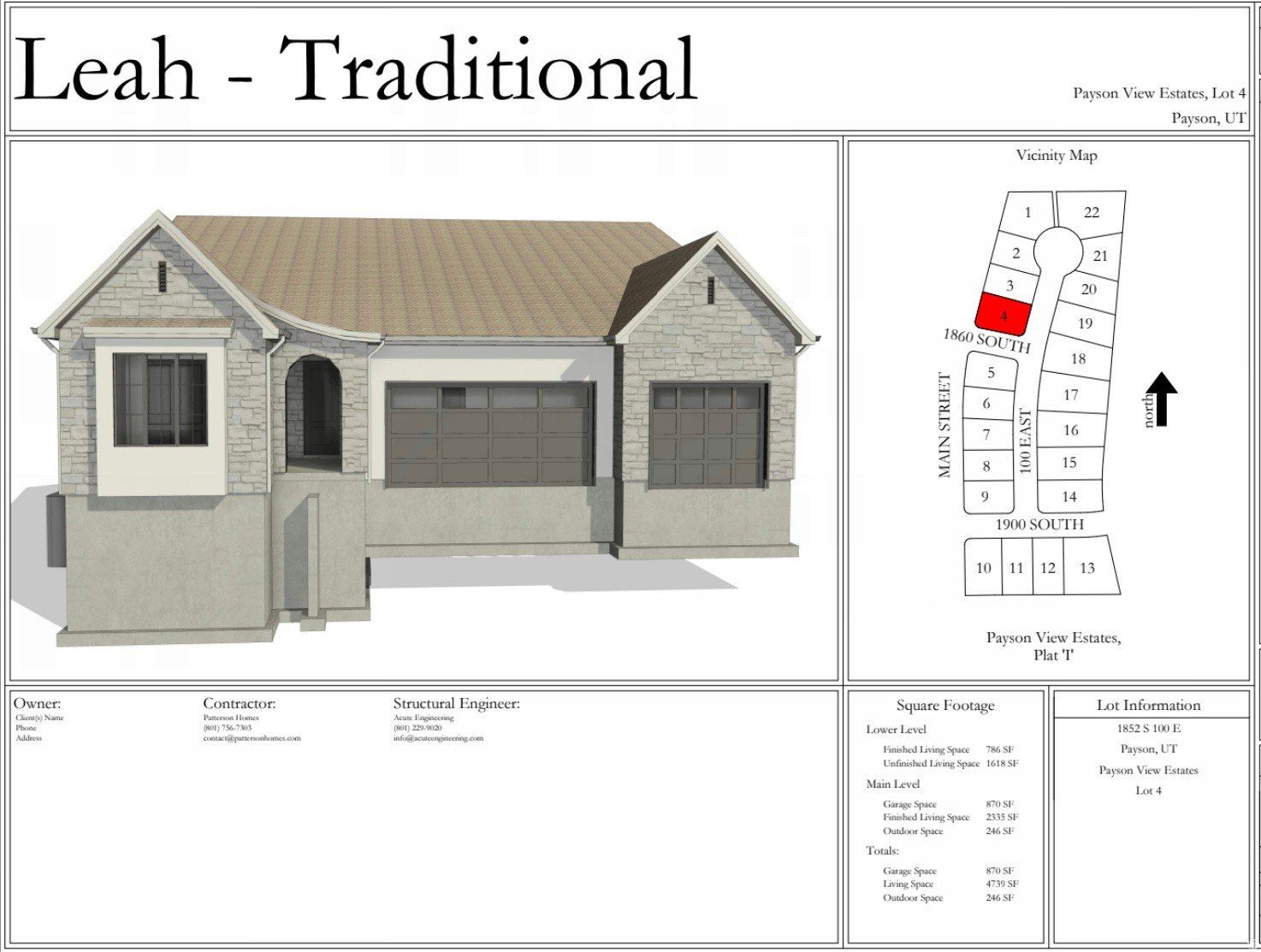 1852 S 100 E. Payson, UT 84651
