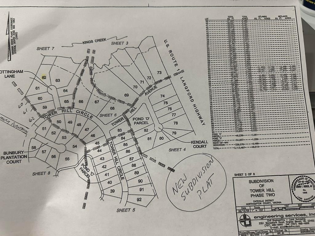 Lot 82 Tower Hill Circle. Cape Charles, VA 23310