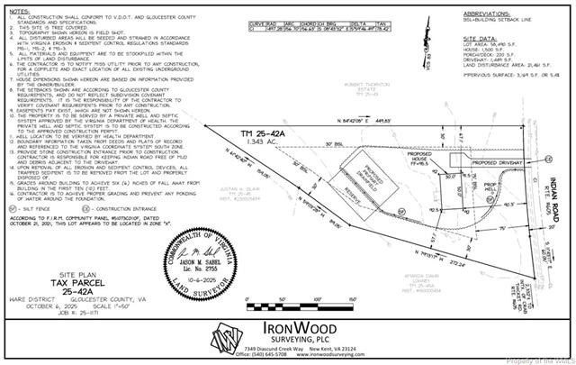 0 Indian Road. Gloucester, VA 23061