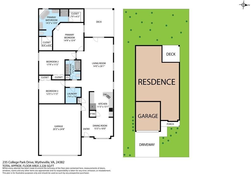 235 College Park Drive. Wytheville, VA 24382