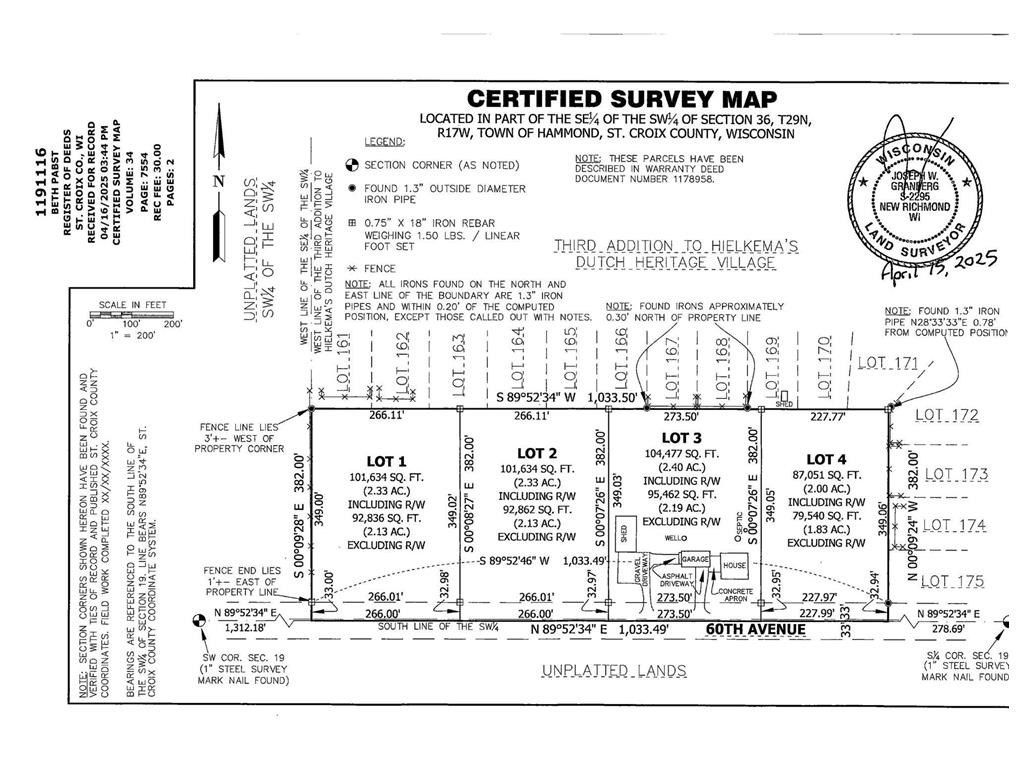 Lot 1 60Th Ave. Hammond, WI 54002