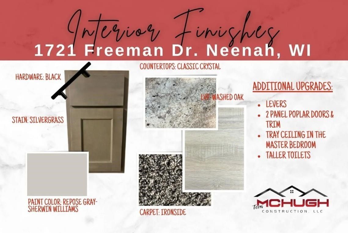 1721 Freeman Drive. Neenah, WI 54956