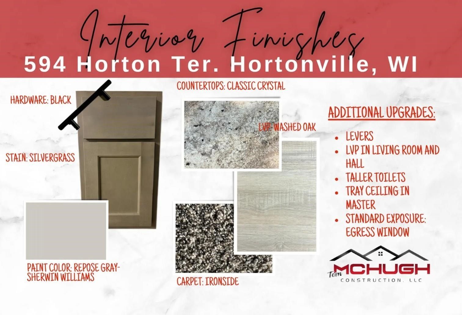 594 Horton Terrace. Hortonville, WI 54944