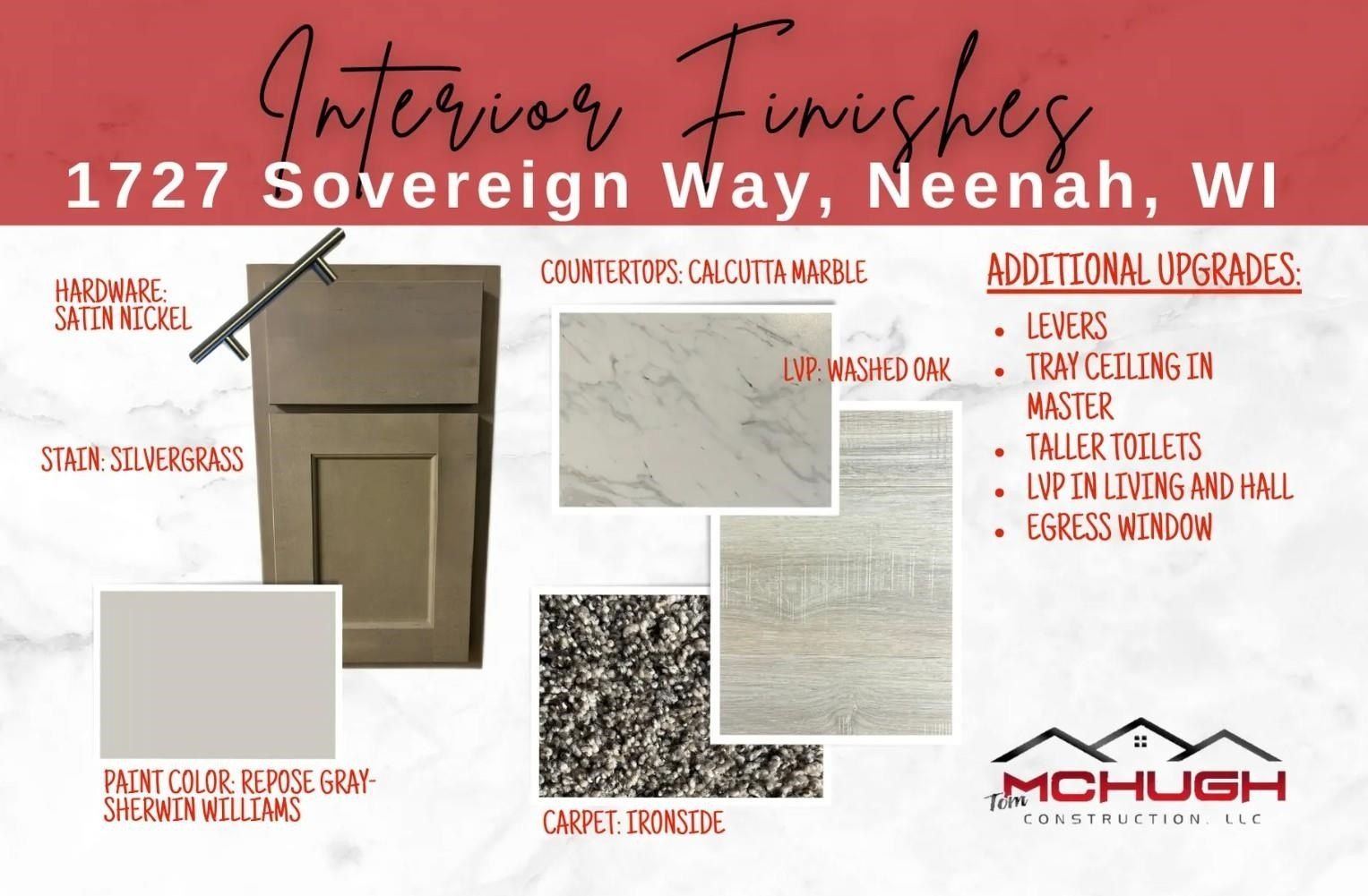 1727 Sovereign Way. Neenah, WI 54956