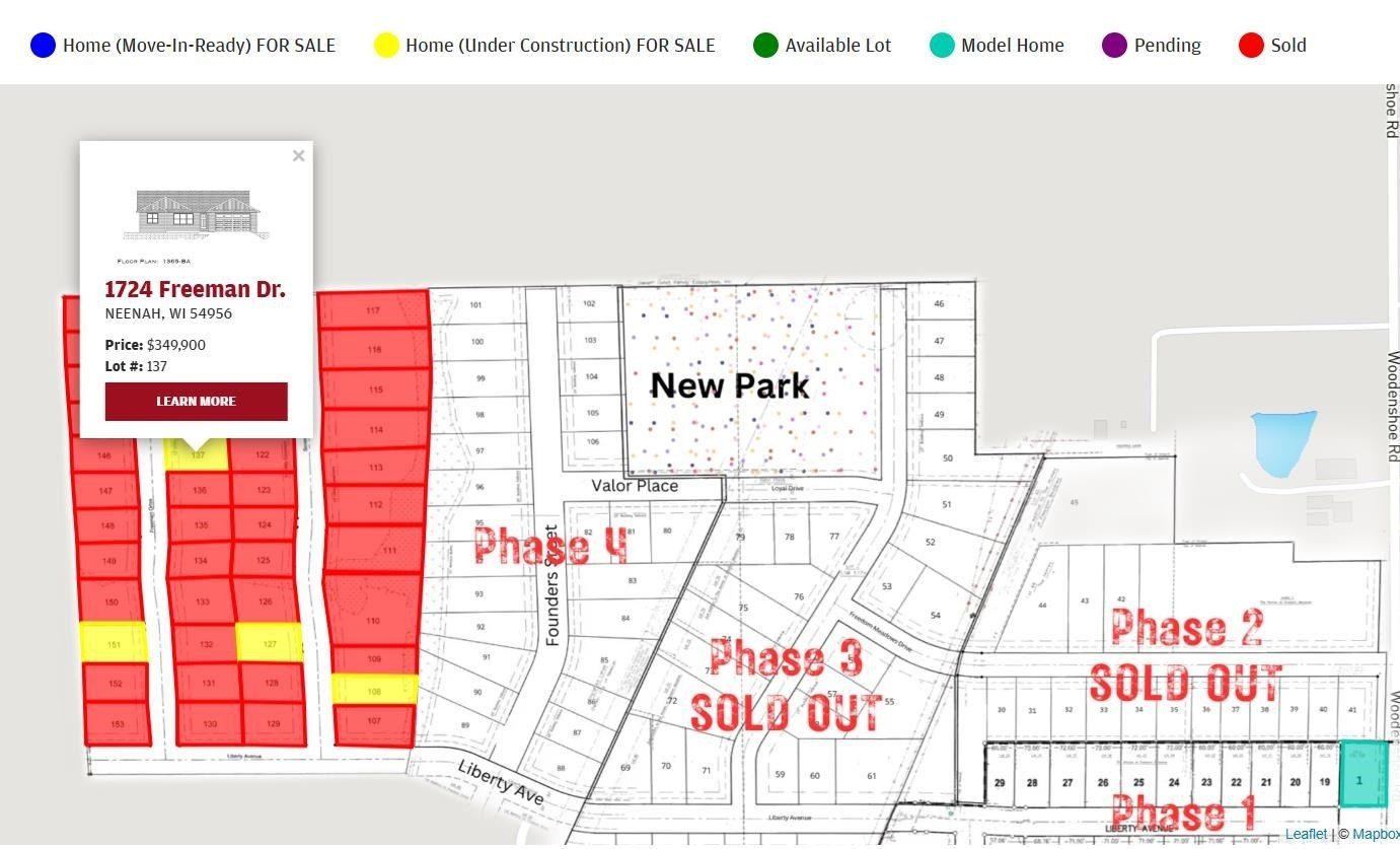 1724 Freeman Drive. Neenah, WI 54956