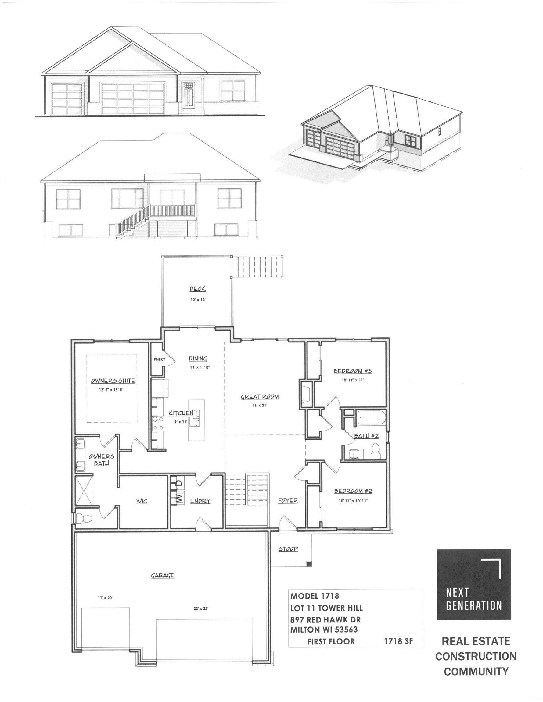 897 Red Hawk Drive. Milton, WI 53563