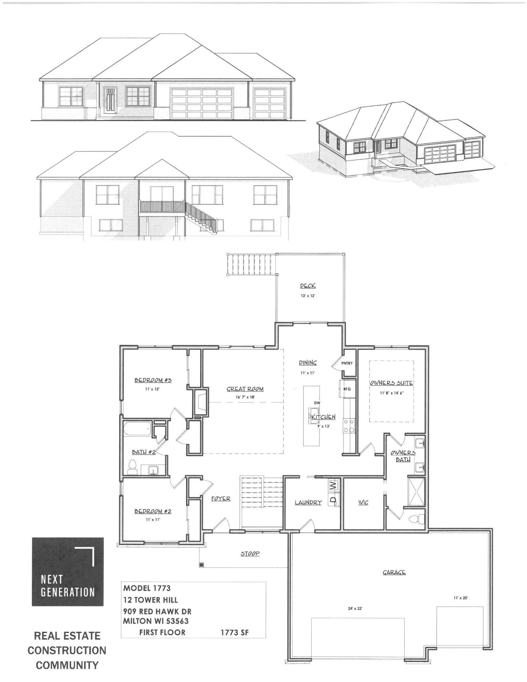 909 Red Hawk Drive. Milton, WI 53563