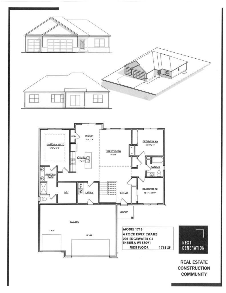 201 Edgewater Court. Theresa, WI 53091