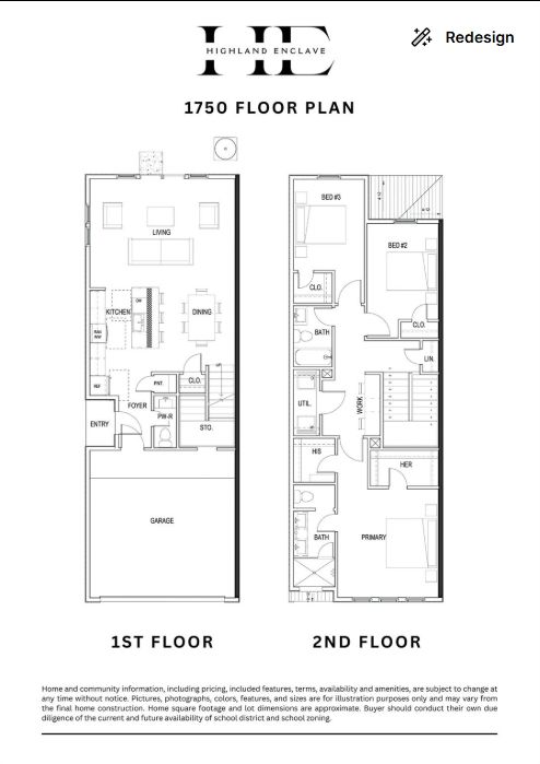 1750 SF Plan