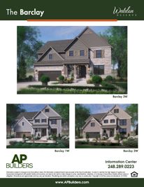 The Barclay 1W - Waldon Reserve: Lake Orion, Michigan - AP Builders