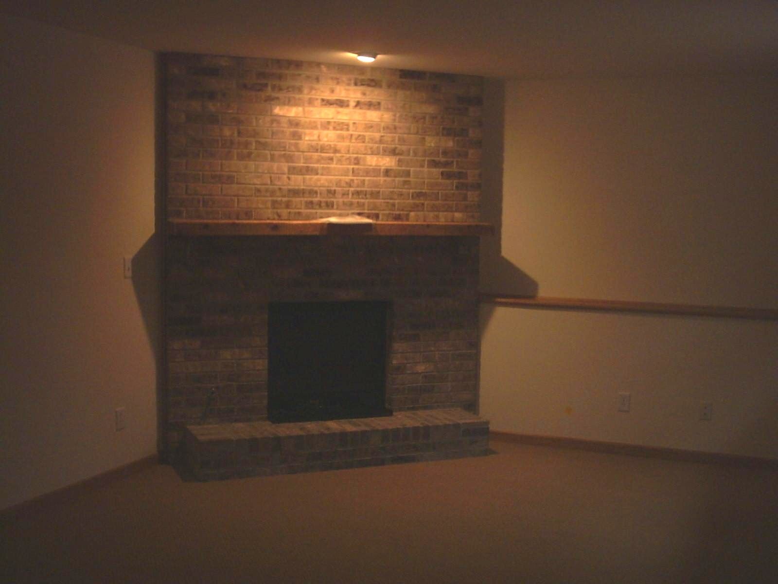 Fireplace in Fam Rm