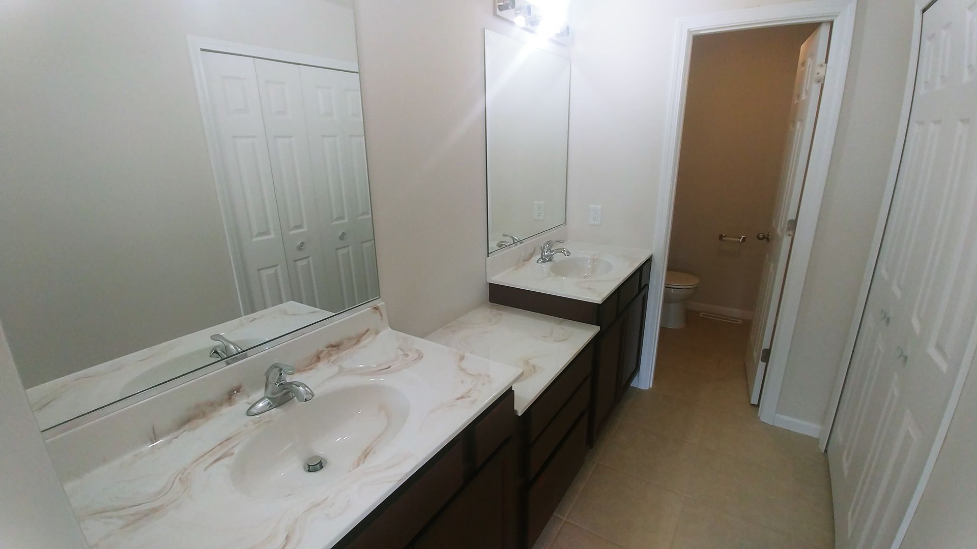 Owner's Optional Double Vanities Vanities