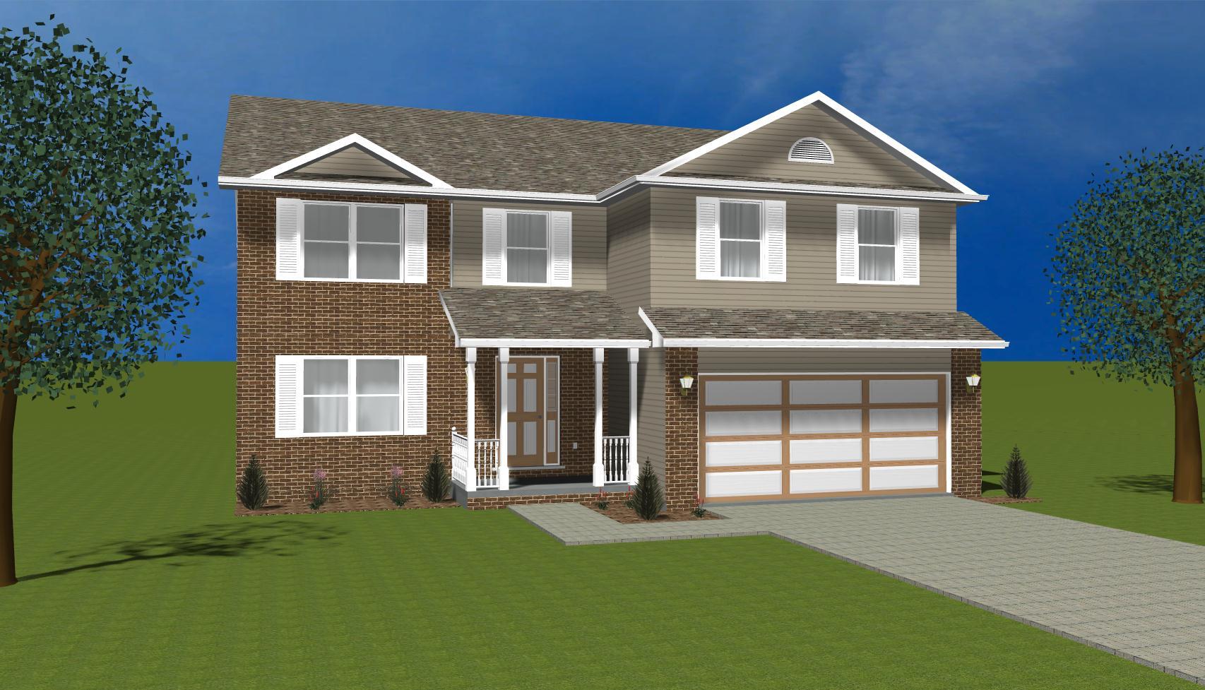 Smithport Half Porch Rendering