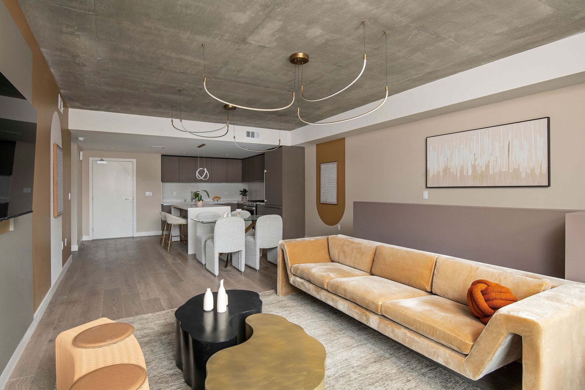 Model Living Room and Entry