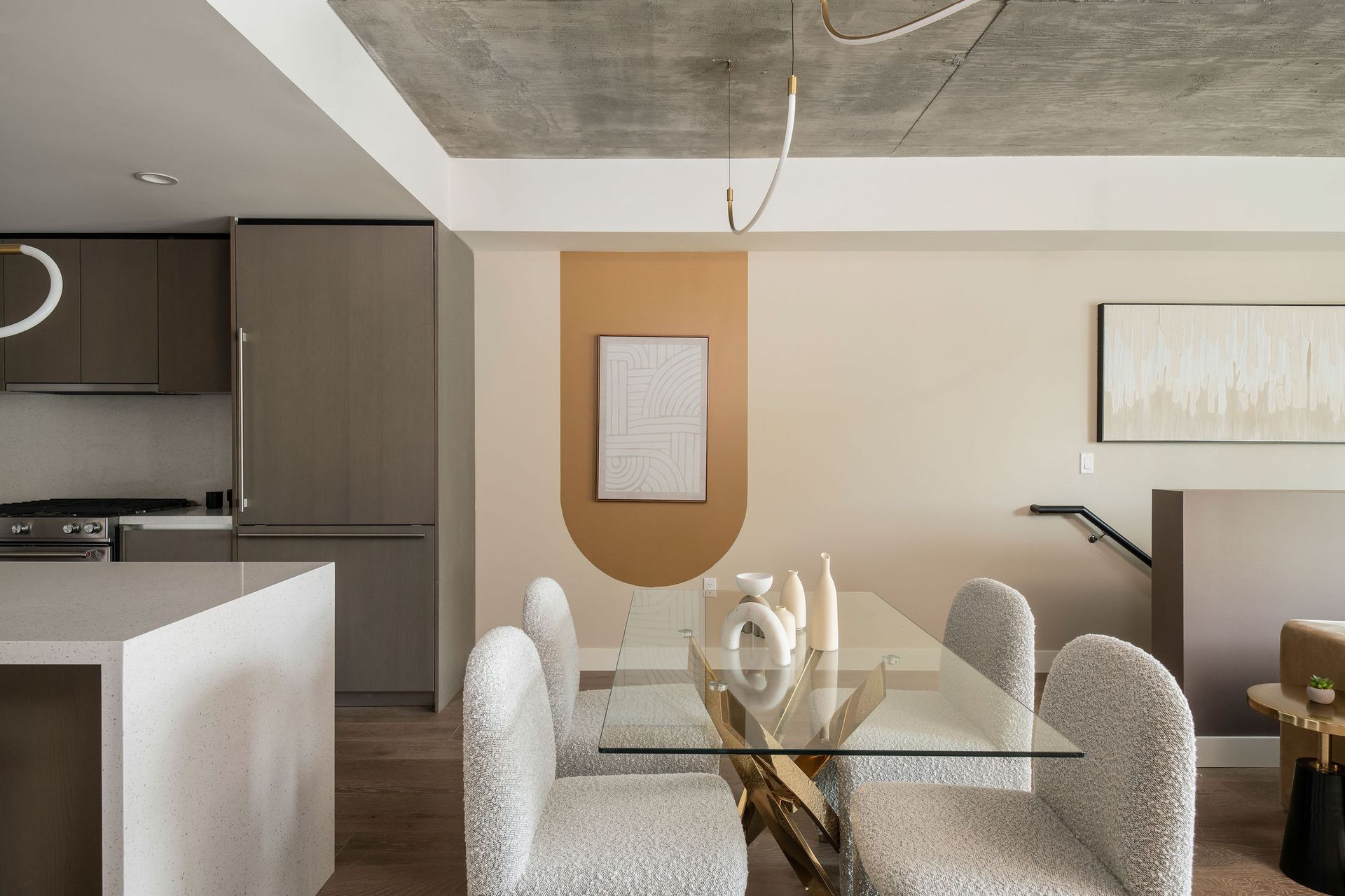 Model Kitchen and Dining Areas