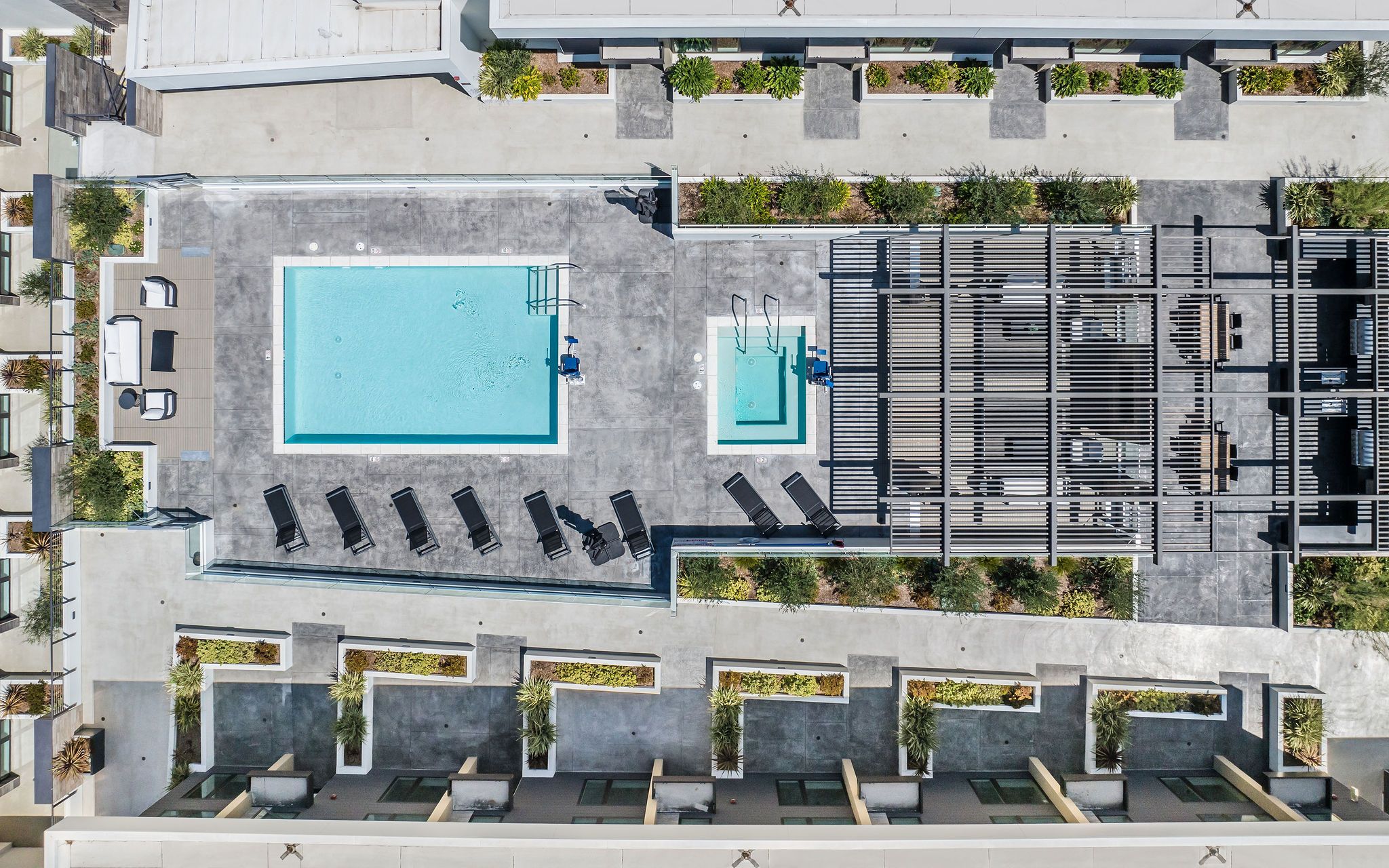Aerial of Amenity Deck